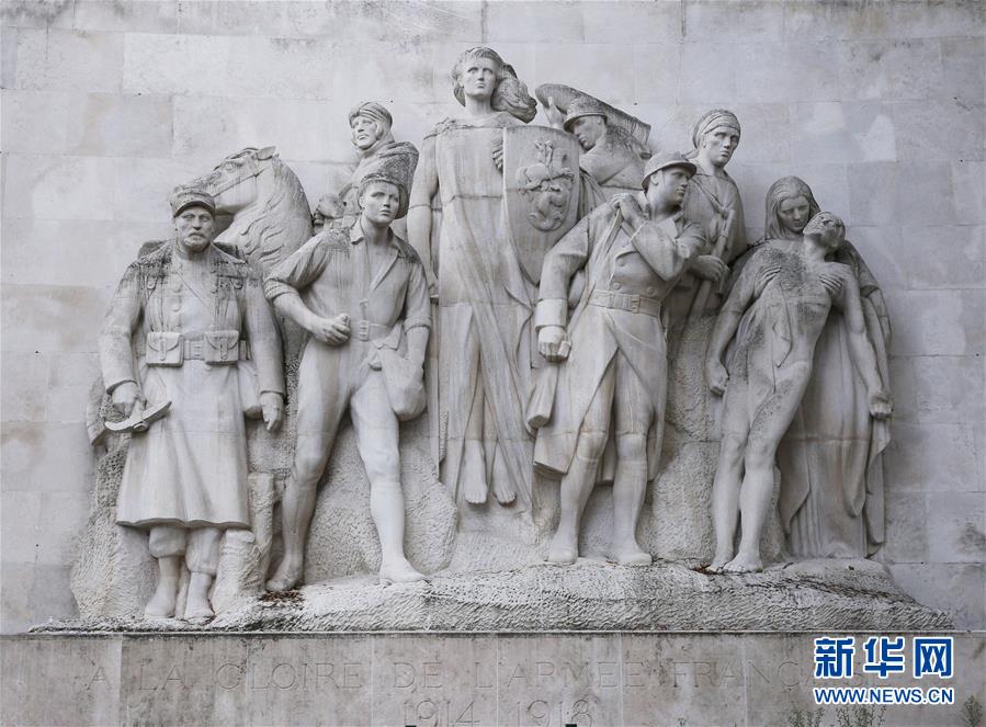 （國際）（4）世界和平日系列——巴黎雕塑“紀念法軍將士的榮耀”