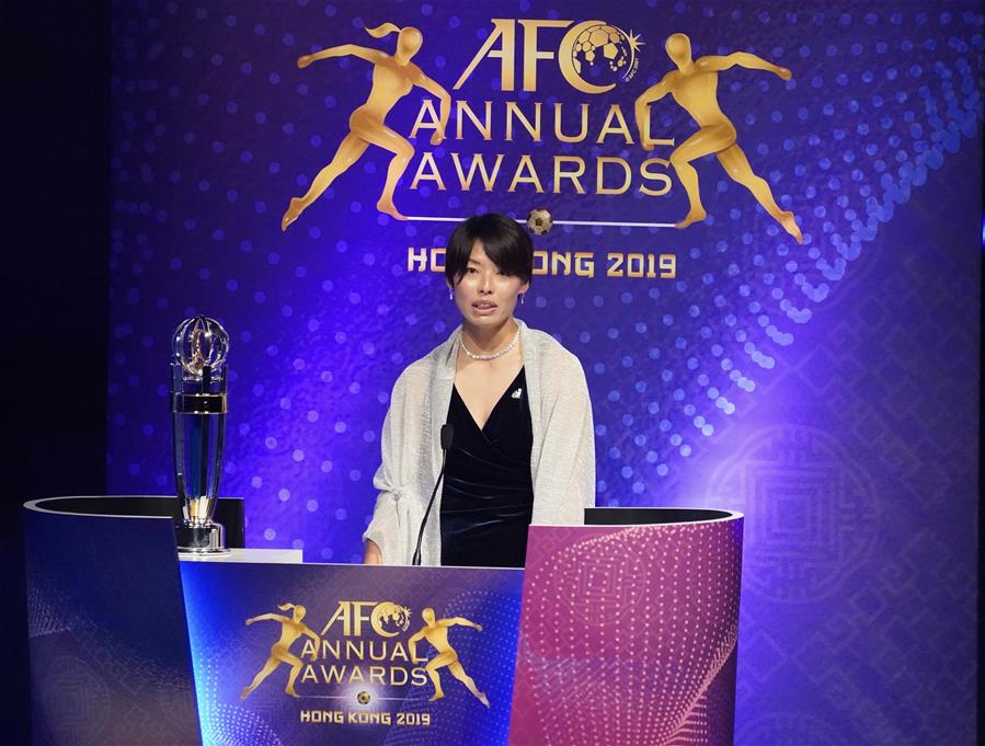 （體育）（2）足球——2019亞足聯年度頒獎典禮在香港舉行