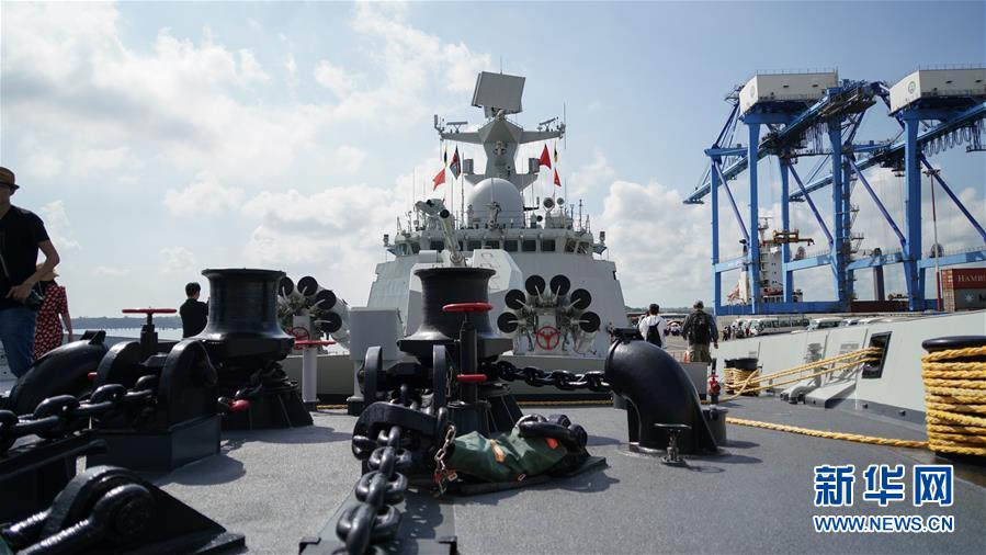 （國際）（3）中國海軍第33批護航編隊濰坊艦技術停靠肯尼亞蒙巴薩港