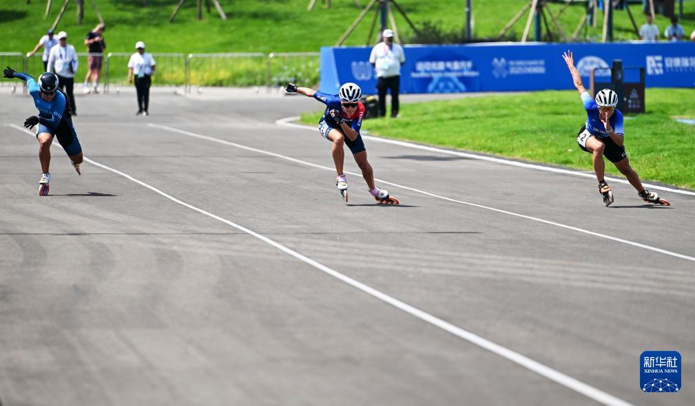 成都世運會丨速度輪滑——女子公路賽（100米爭先）決賽賽況