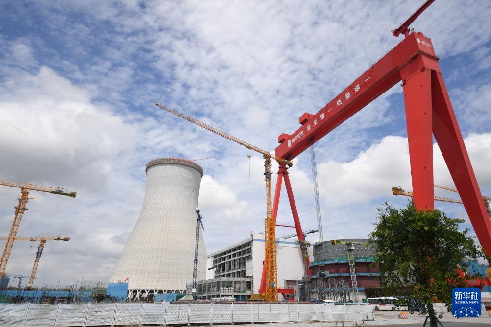 國內核電首座超大型海水冷卻塔完成主體施工