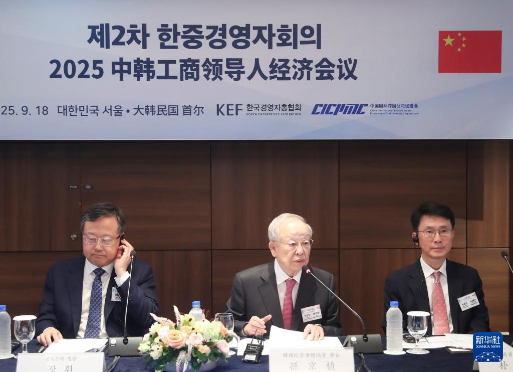 2025中韓工商領導人經濟會議在韓國舉行