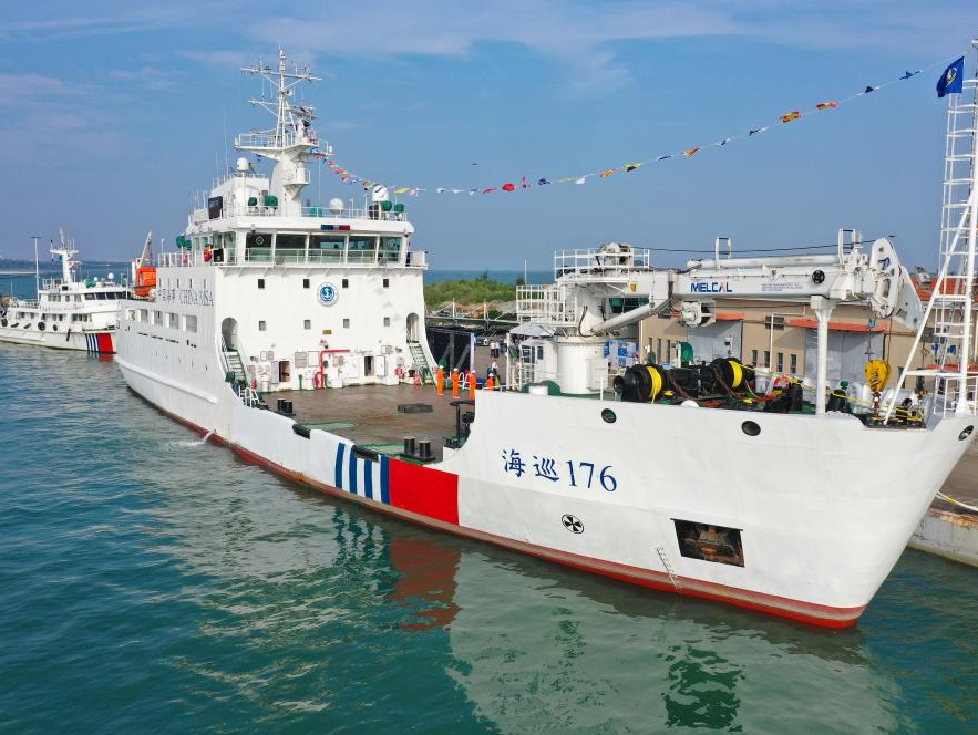 交通運輸系統最大航標船海口列編