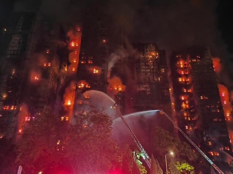 香港大埔火災事故已造成13人死亡