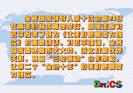 金磚金句｜第二個“金色十年”，習主席指明金磚合作四大方向
