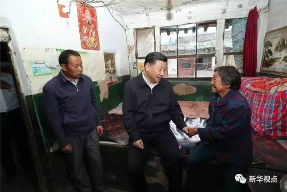 習近平：請鄉親們同黨中央一起 擼起袖子加油干