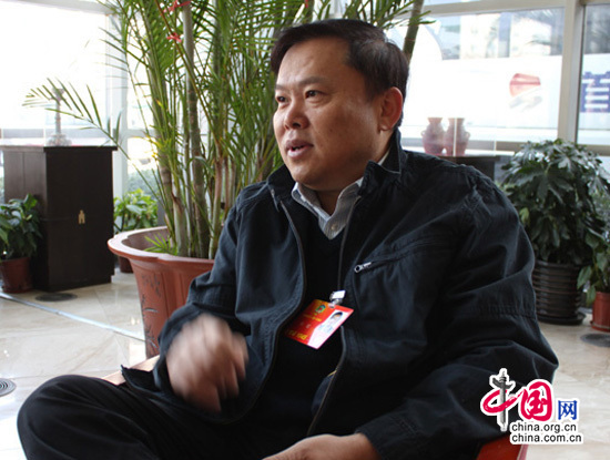 全國政協委員、中航工業副總工程師孫聰 中國網 汪瑋 攝