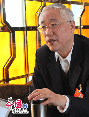 全國政協委員李宏塔接受中國網專訪。中國網 汪瑋 攝