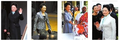 媒體稱習近平夫人選本土服飾鼓舞時尚產(chǎn)業(yè)(圖)