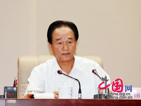 中共中央宣傳部副部長(zhǎng)、中共中央對(duì)外宣傳辦公室主任、國(guó)務(wù)院新聞辦公室主任蔡名照發(fā)表演講