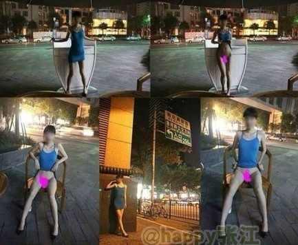 上海鬧市裸拍門照片尺度驚人，全裸無視路人挑逗驚呆網友