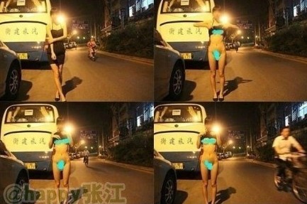 上海鬧市裸拍門照片尺度驚人，全裸無視路人挑逗驚呆網友
