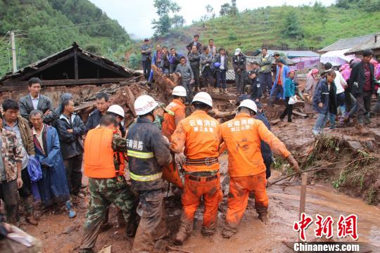 云南永勝山洪災(zāi)害已致2死171名村民被安全轉(zhuǎn)移