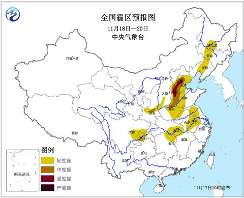 18日夜新疆局地有大雪 西南陰雨持續