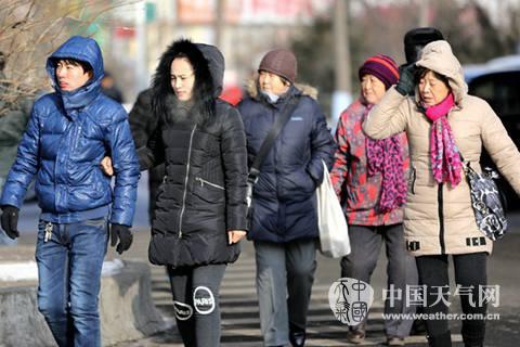 12月3日早上，雪后哈爾濱，氣溫低迷。(林松 攝)