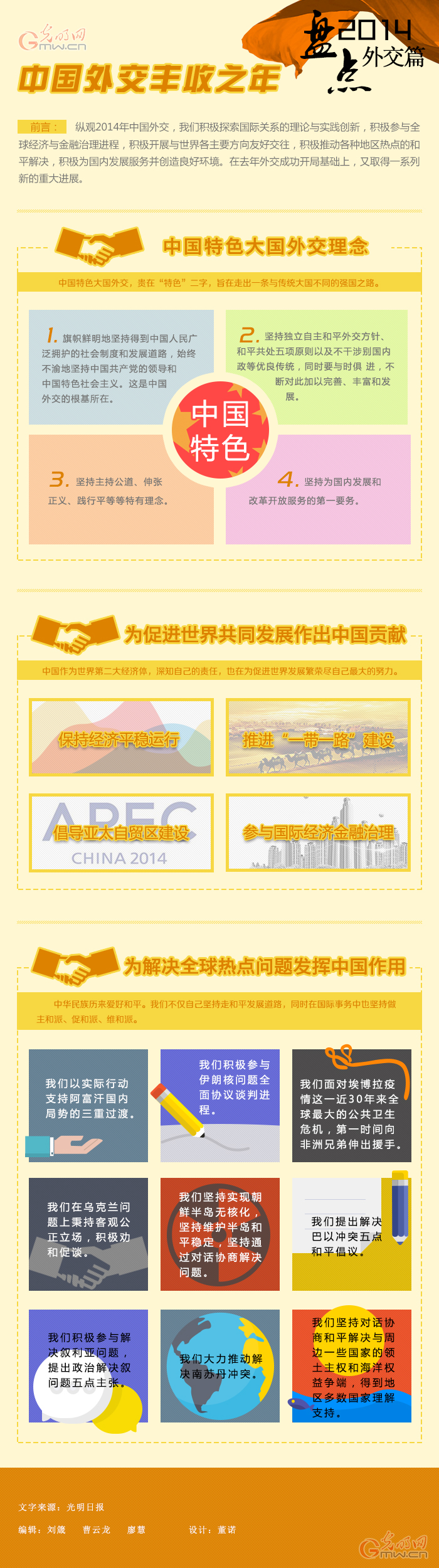 圖解中國外交豐收之年