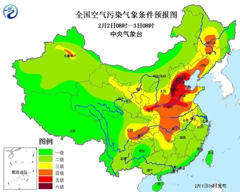 南方氣溫回升雪轉(zhuǎn)雨 河北河南霾加重