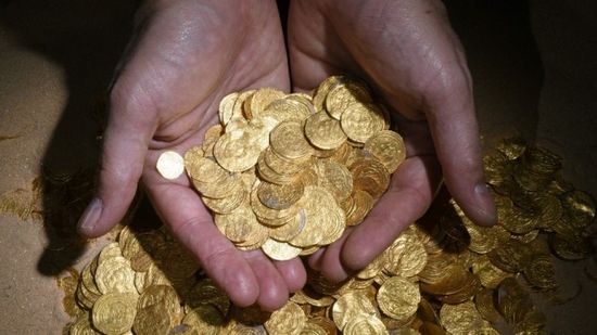 以色列古海港發現兩千枚千年金幣將繼續挖掘（圖）