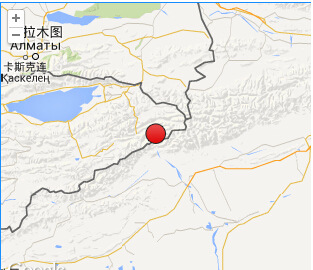 吉爾吉斯斯坦發生3.1級地震震源深度7千米（圖）