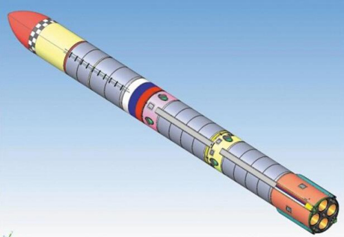資料圖：RS-26“邊界”洲際彈道導(dǎo)彈外形推測(cè)圖