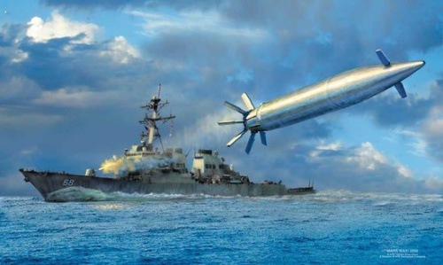 資料圖：美國海軍的艦載制導炮彈想象圖