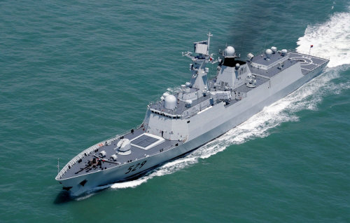 資料圖：解放軍54A型反潛護衛艦，其擁有較強的防空及反艦能力。