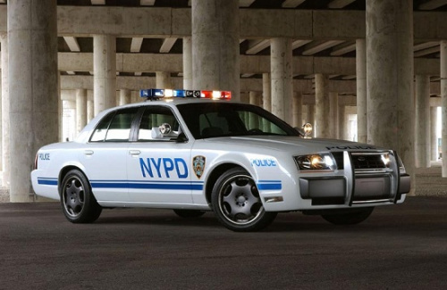 資料圖：美國警車。