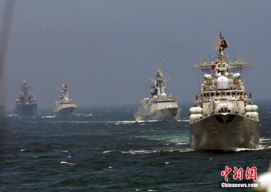 中俄地中海軍演今啟動主力艦亮相中國海軍最遠演習