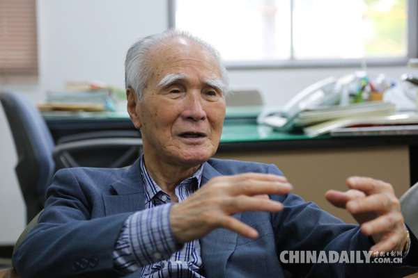 村山富市接受專訪 或參加中國抗戰(zhàn)勝利70周年活動