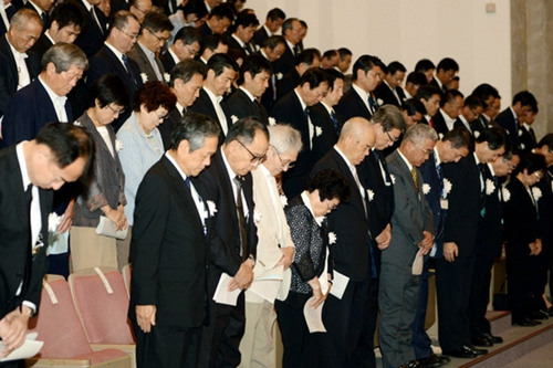 水俁病正式確認50周年日本政府舉行紀念儀式