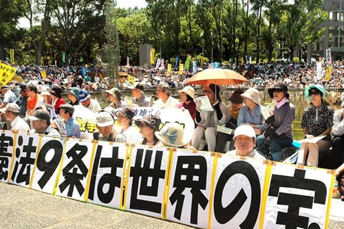 萬名日本民眾舉行集會反對政府行使集體自衛權