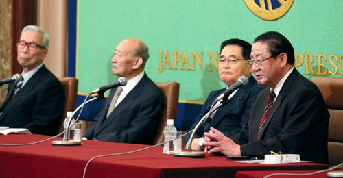 原日本自民黨高官明言反對安保法指責內閣修憲