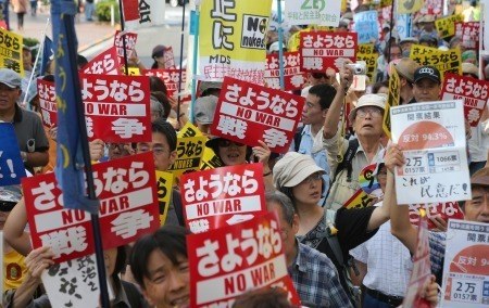 民眾抗議現場。