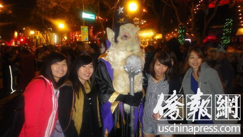 洛杉磯舉辦全球最大萬圣節游行華人積極參加（圖）