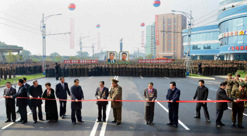 朝鮮未來科學家大街落成系金正恩視察時命名（圖）