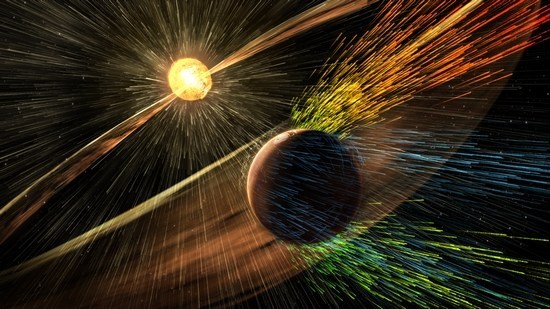 NASA宣布重大發(fā)現(xiàn):太陽風(fēng)以每秒100克速度剝離火星大氣