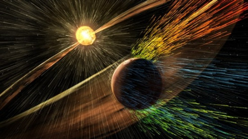 NASA公布火星新發(fā)現(xiàn)：太陽風蠶食大氣和水