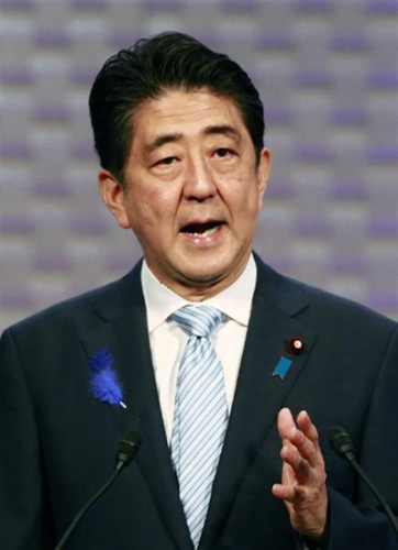 安倍晉三。