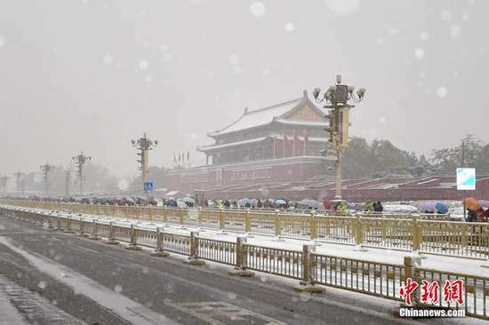 北京持續“冰凍模式”今明氣溫或逼近歷史同期最低