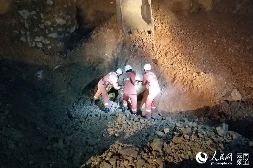 救援現場。(西雙版納消防支隊李金才 攝)