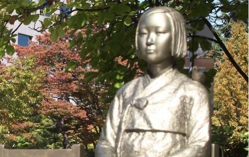 資料圖片:慰安婦少女像。