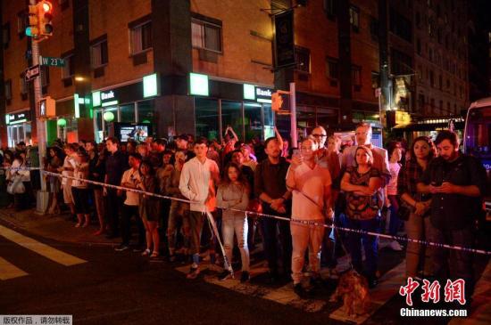 當地時間9月17日，美國紐約曼哈頓區發生爆炸。