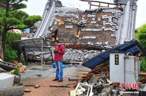 資料圖：熊本地震災區