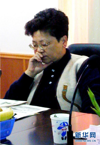 圖為2002年在溫州拍攝的楊秀珠的資料照片。新華社發 圖片來源：新華網
