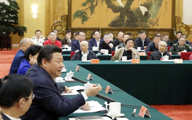  2014年10月15日，中共中央總書記、國家主席、中央軍委主席習(xí)近平在北京主持召開文藝工作座談會(huì)并發(fā)表重要講話。 新華社記者 鞠鵬 攝