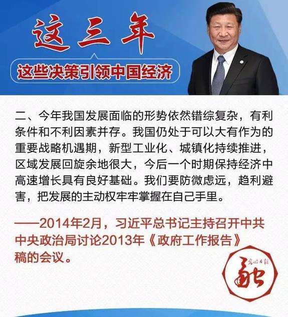 這三年，這些決策引領(lǐng)中國(guó)經(jīng)濟(jì)