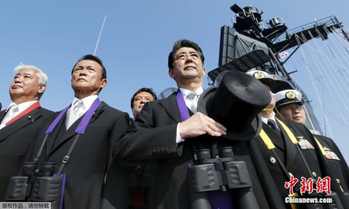 資料圖:日本首相安倍晉三。