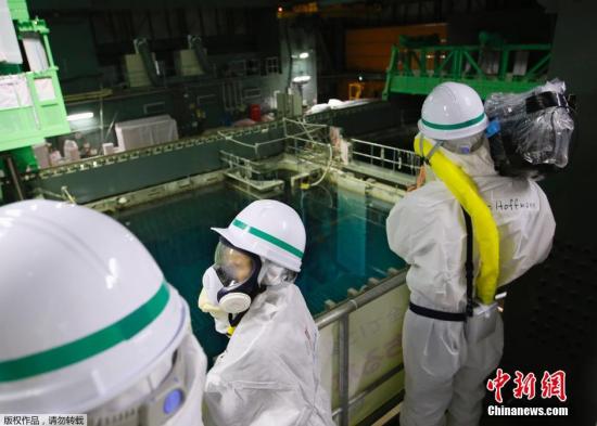 資料圖：東電福島第一核電站內部場景。