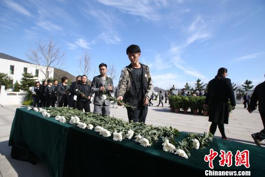 北京再迎清明祭掃高峰日多地鮮花“祭英烈”（圖）