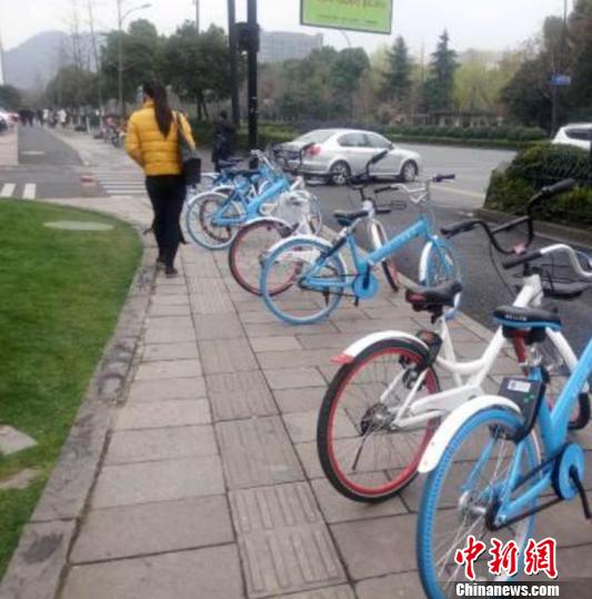 杭州對共享單車出招五一期間部分區域禁停禁行